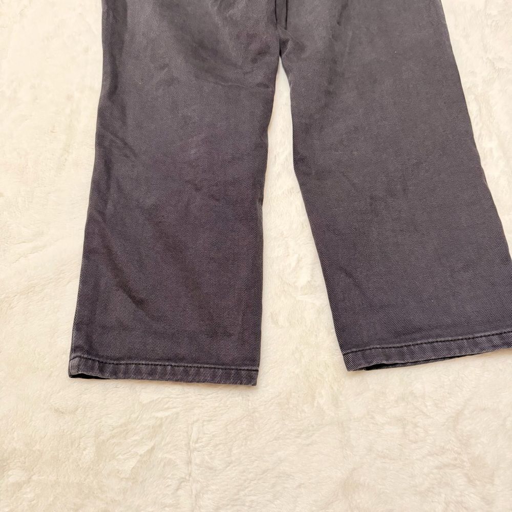 PacSun Mom Paperbag High Rise Straight Leg Jeans Black Gray Size 30 Y2K Retro - Picture 5 of 6